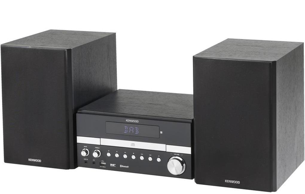 KENWOOD Micro Hi-Fi Kenwood M-817DAB-B CD, USB, Bluetooth, AUX nero